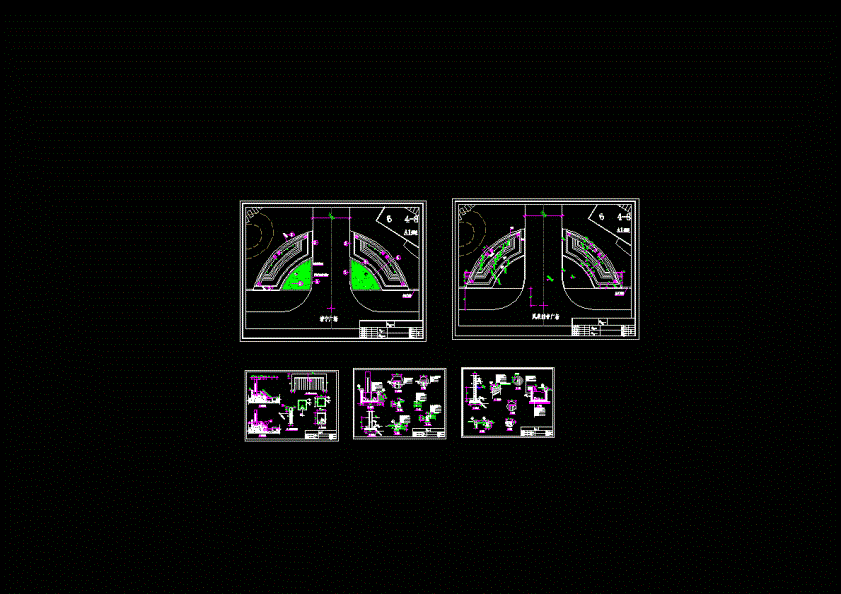 广场施工图CAD图纸.dwg
