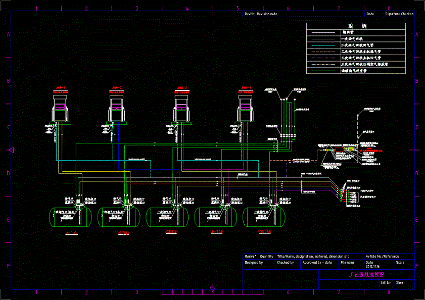 加油站-03(工艺流程图)CAD图纸.dwg