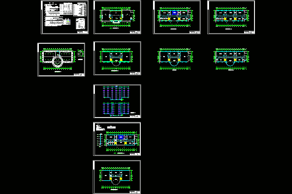 某中学综合楼CAD图纸.dwg