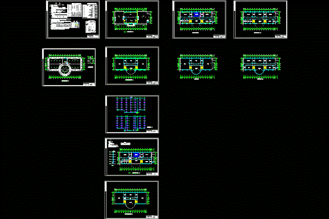 某中学综合楼CAD图纸.dwg
