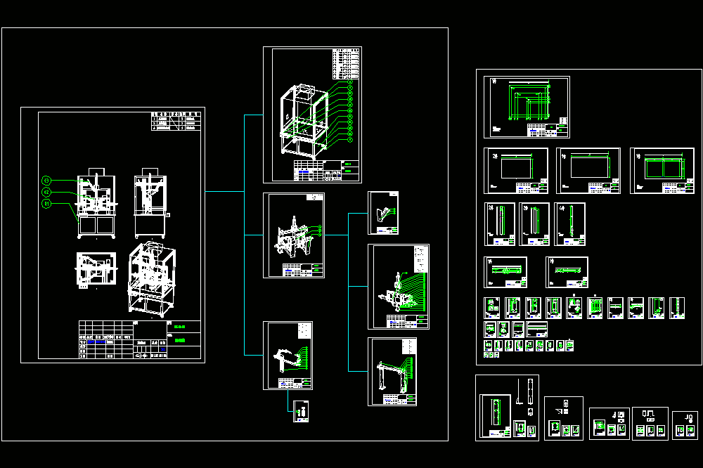铁壳直缝焊接机CAD图纸_.dwg