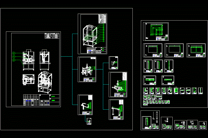 铁壳直缝焊接机CAD图纸_.dwg