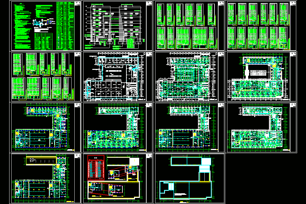 同仁堂强电CAD图纸.dwg