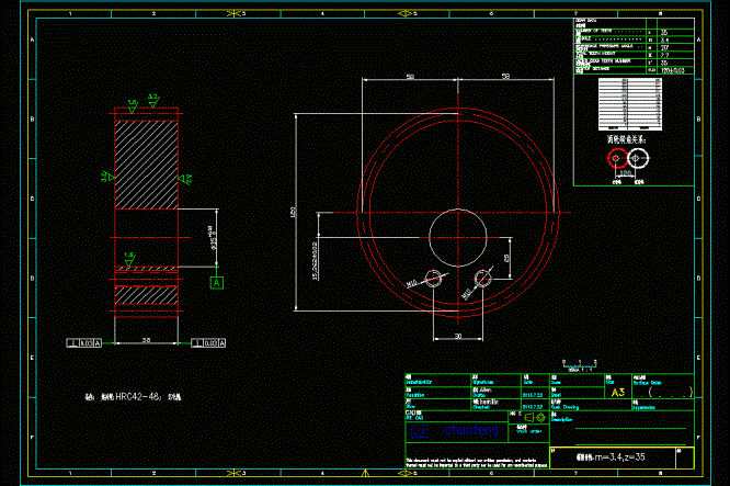 椭圆齿轮3D模型_AutoCAD-ZWCAD设计.dwg