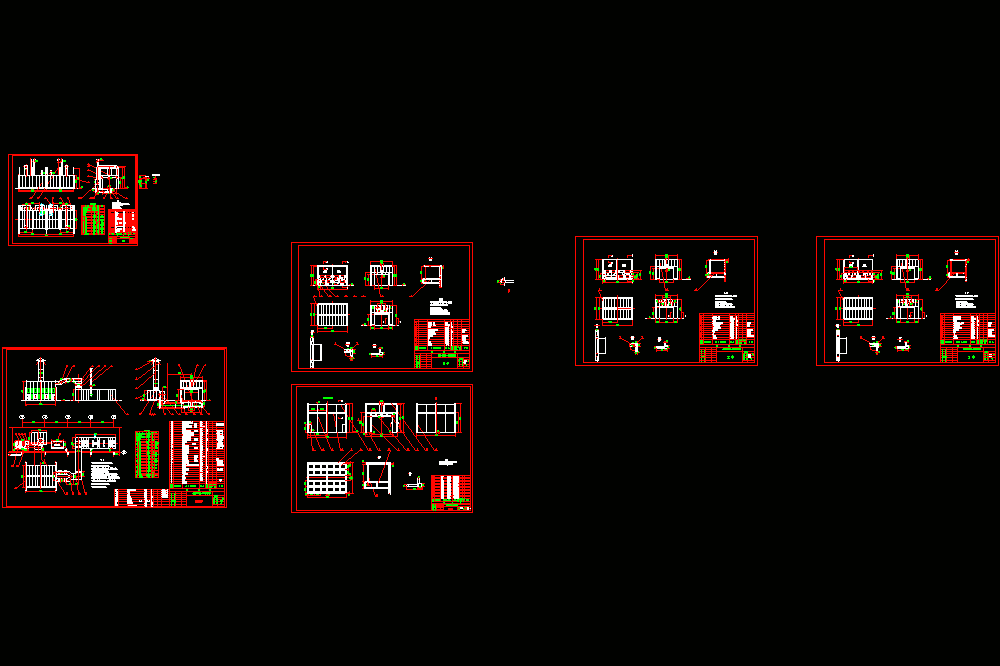 涂装线喷漆室范例CAD图纸.dwg