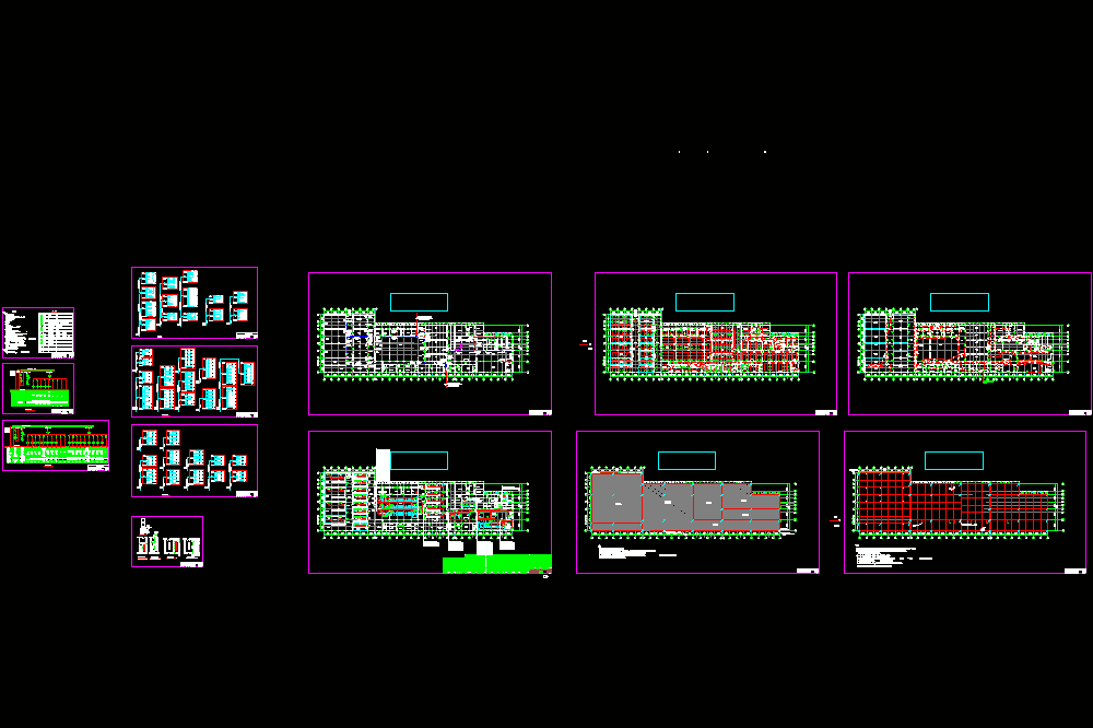 屠宰车间电气图CAD图纸.dwg