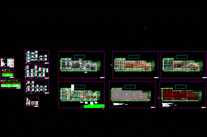 屠宰车间电气图CAD图纸.dwg