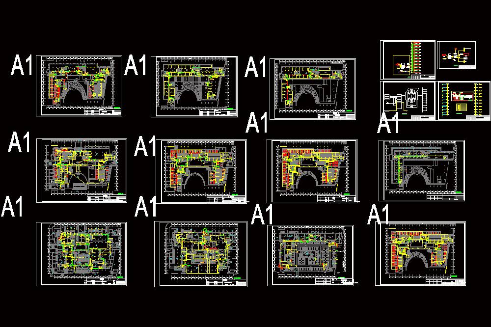 图书馆弱电图纸CAD图纸.dwg