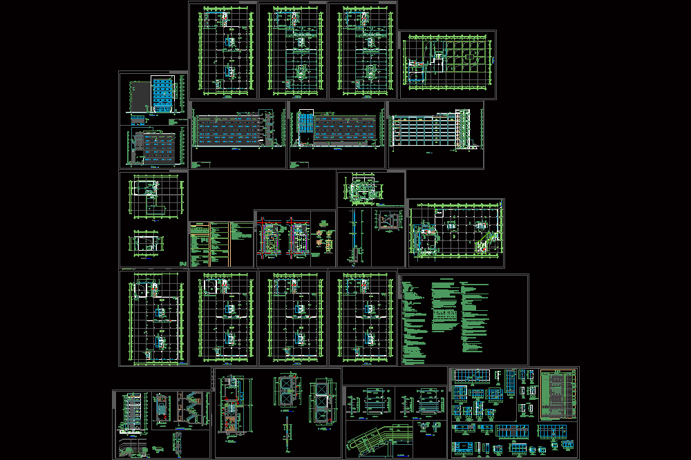 物流中心建筑图CAD图纸.dwg