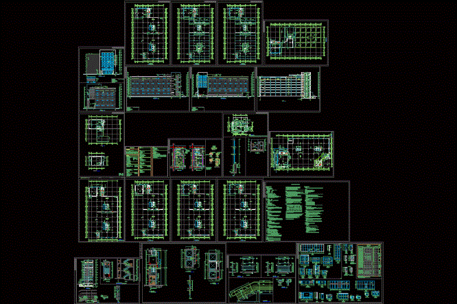物流中心建筑图CAD图纸.dwg