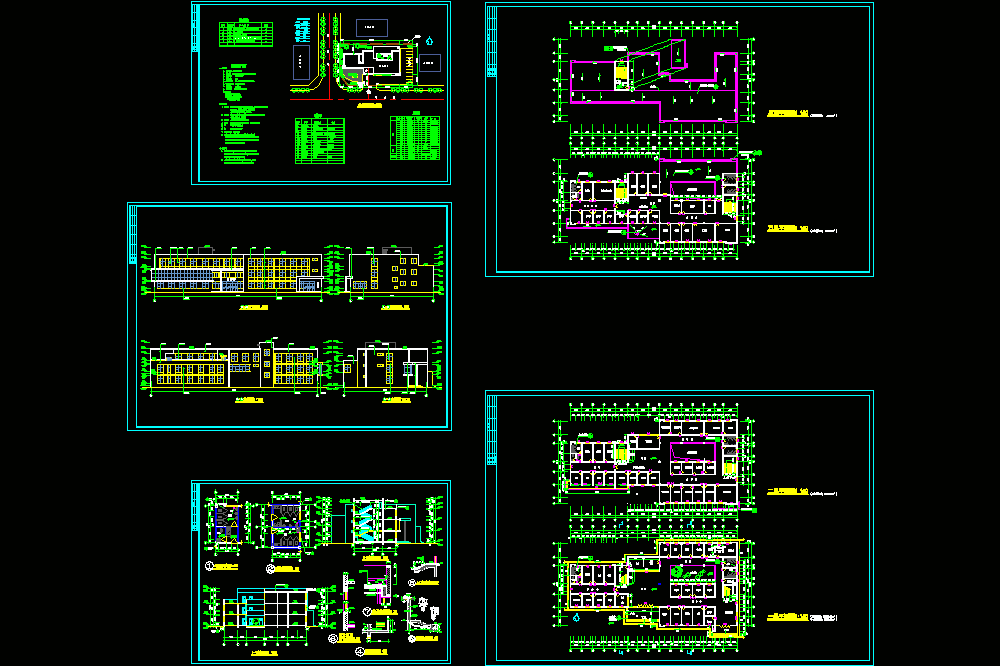 县级市独立门诊楼建施图CAD图纸.dwg