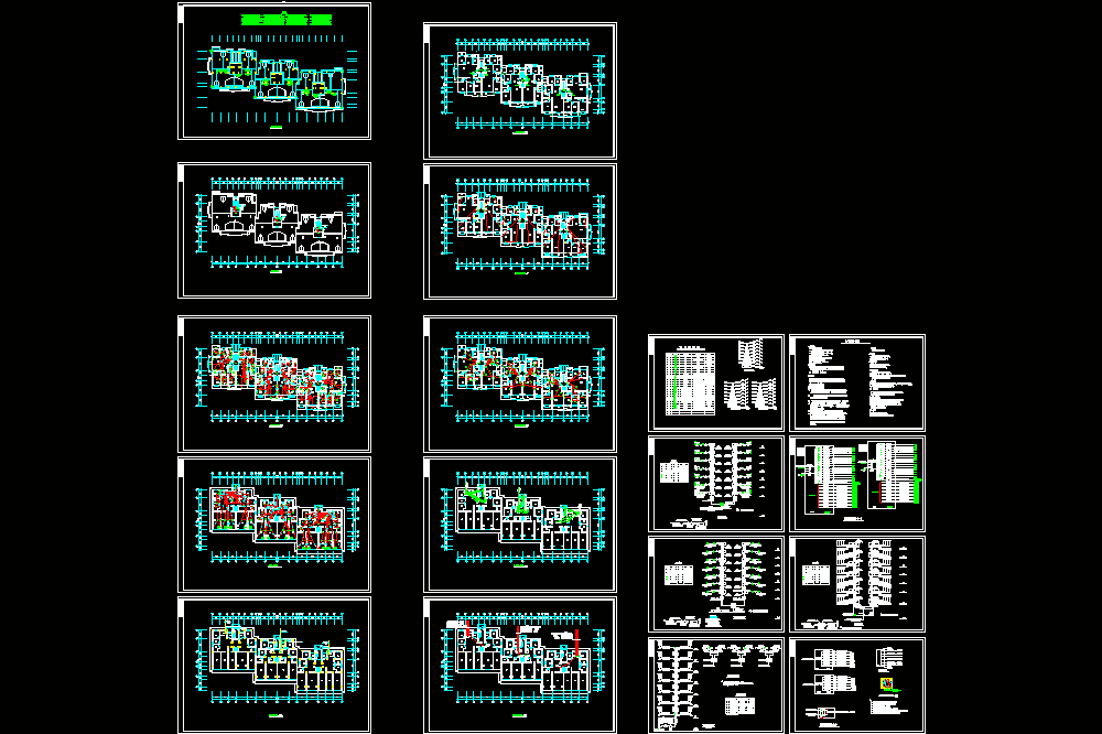 小高层住宅电气图纸CAD图纸.dwg