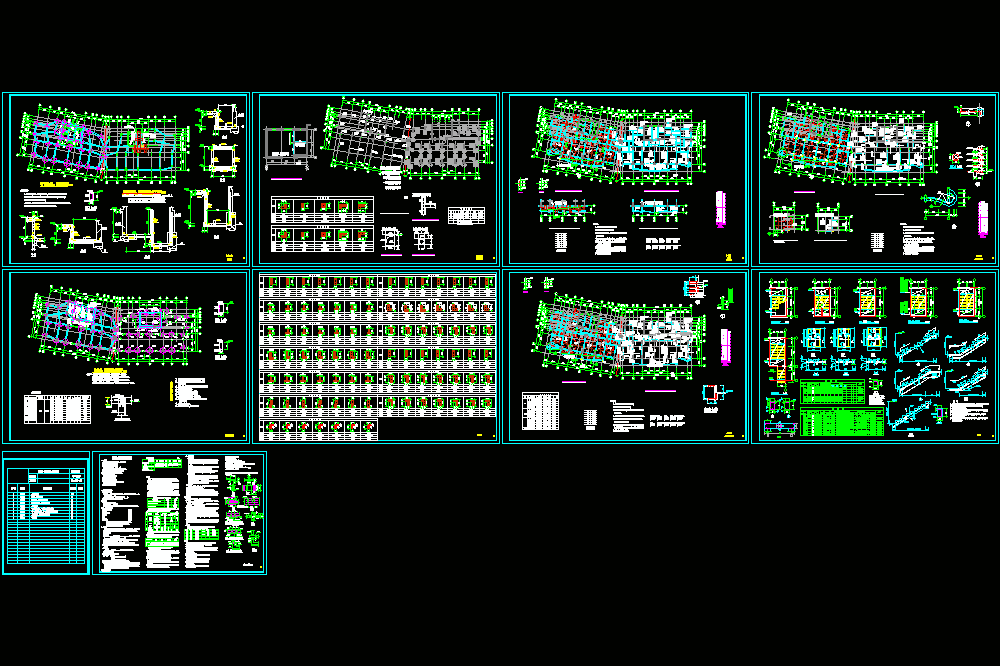 小高层框剪住宅CAD图纸.dwg