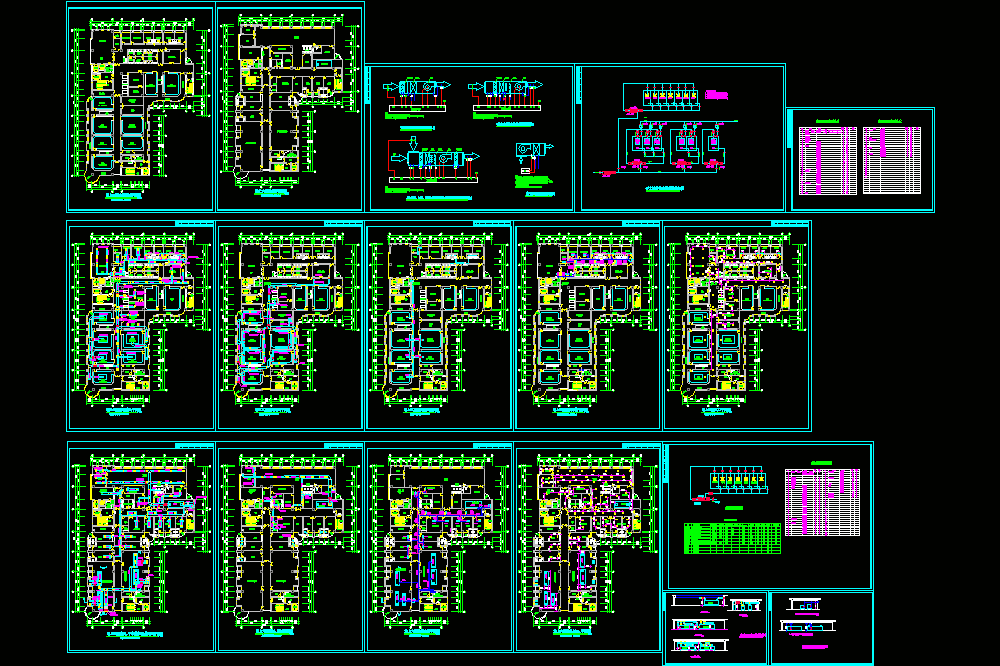 医院手术楼平面CAD图纸.dwg