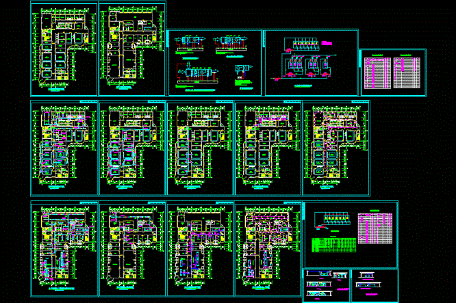 医院手术楼平面CAD图纸.dwg