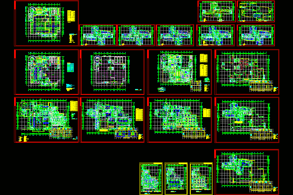 医疗建筑施工图CAD图纸.dwg