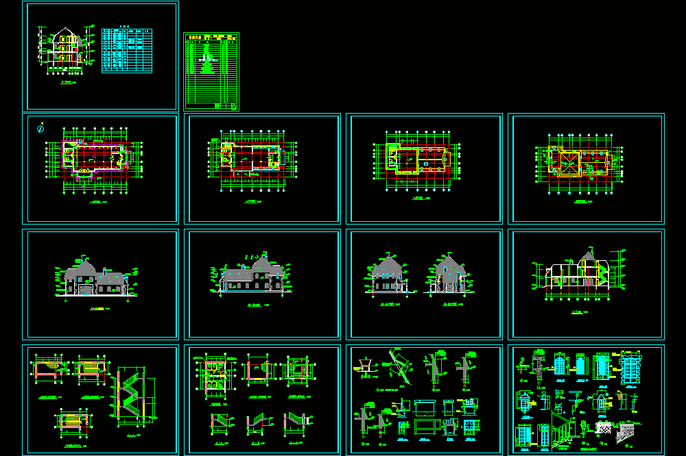 医疗所全套施工图CAD图纸.dwg
