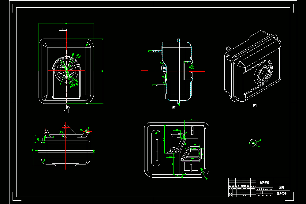 油箱工程图纸CAD图纸.dwg