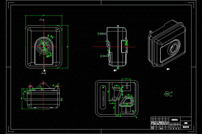 油箱工程图纸CAD图纸.dwg