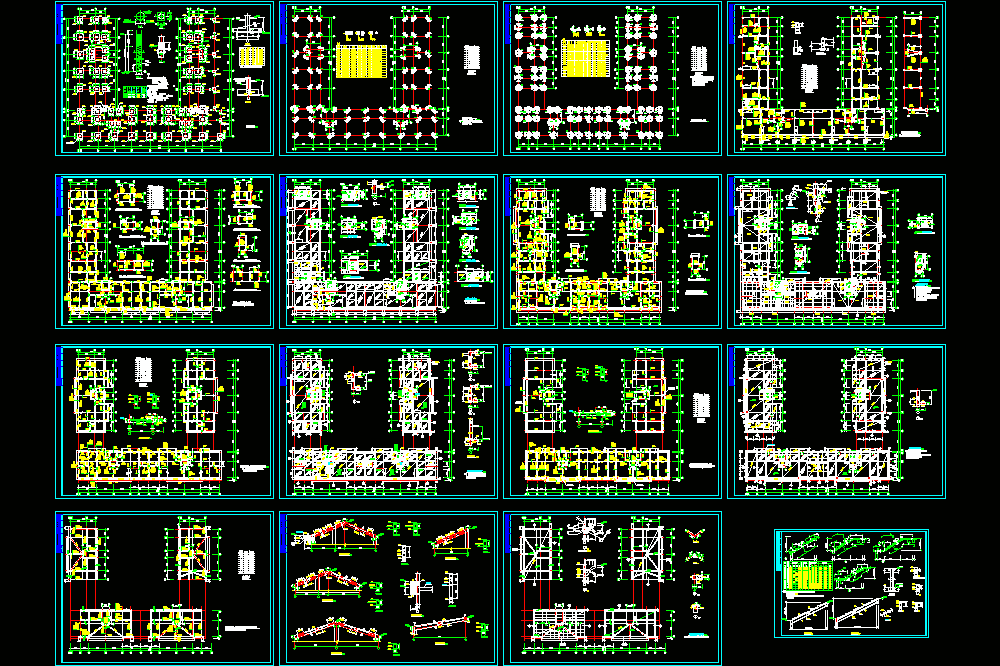 某住宅结构施工图CAD图纸.dwg
