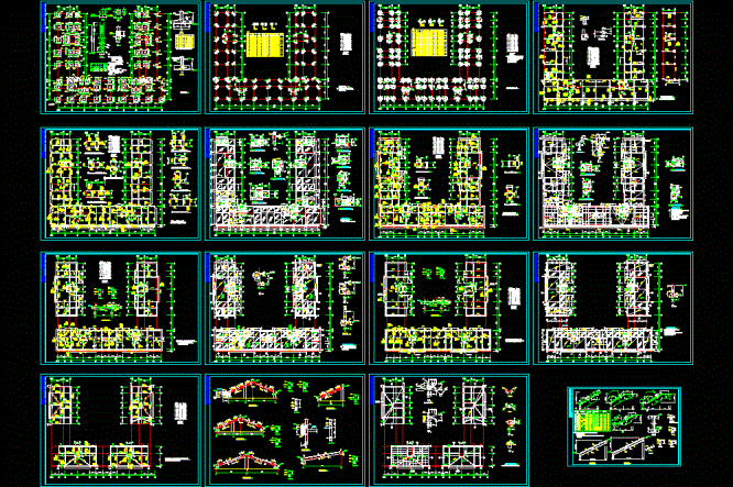 某住宅结构施工图CAD图纸.dwg