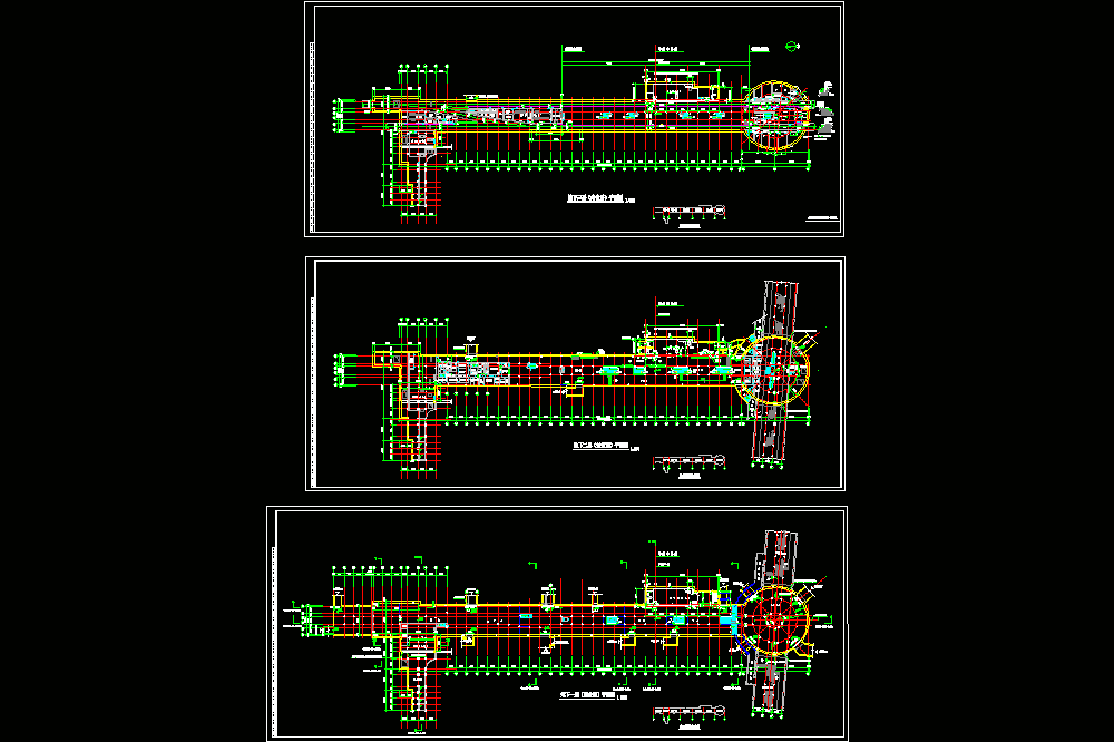 南京地铁车站平面图纸CAD图纸.dwg