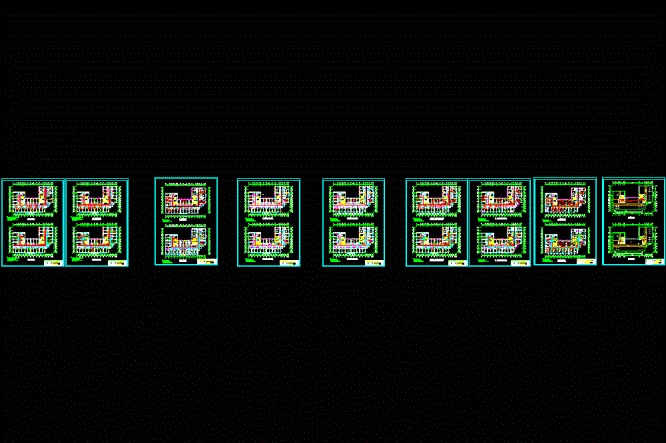 南塔楼电气施工图CAD图纸.dwg