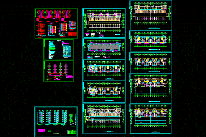 某住宅小区电气施工全图CAD图纸.dwg