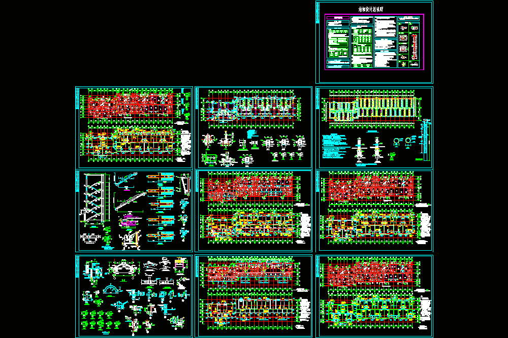 某砖混7层住宅结构施工图CAD图纸.dwg