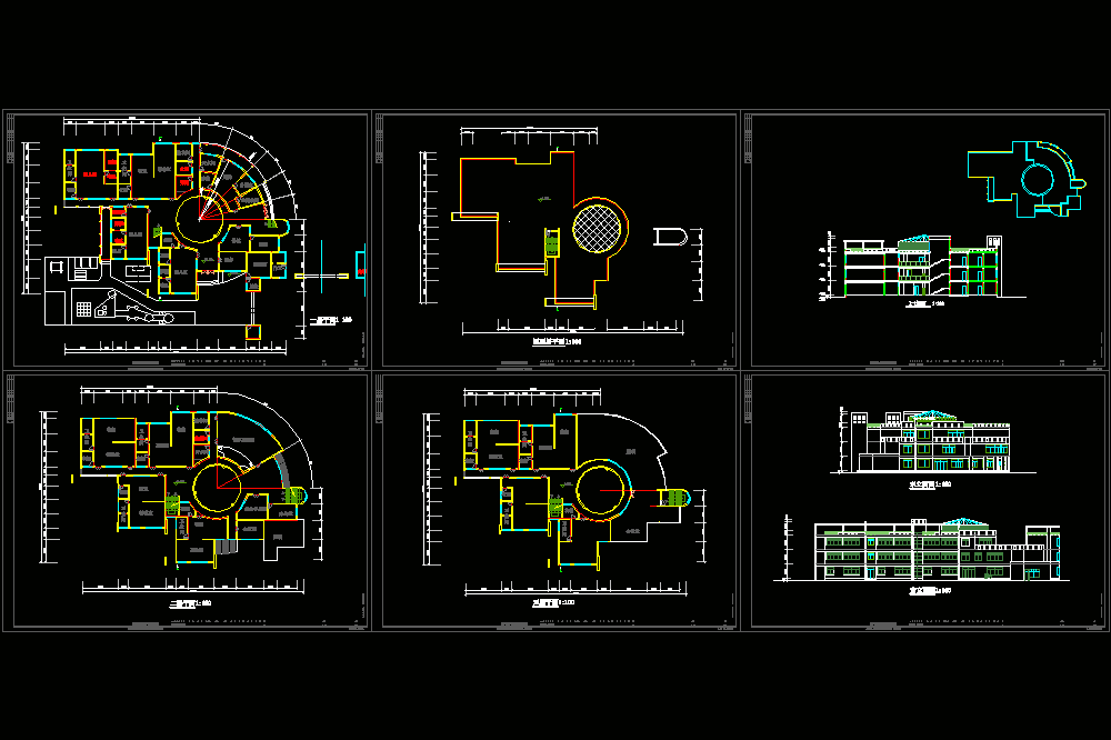 幼儿园修改建筑图CAD图纸.dwg