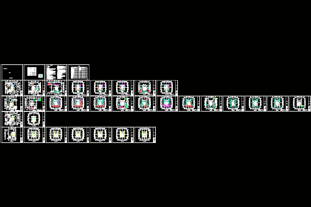 重庆某公寓空调图CAD图纸.dwg