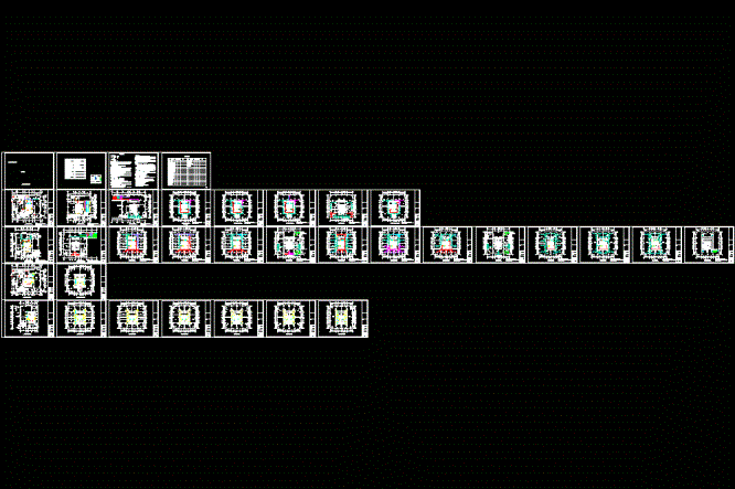 重庆某公寓空调图CAD图纸.dwg