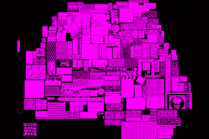 中式花格设计图案大全CAD图纸.dwg