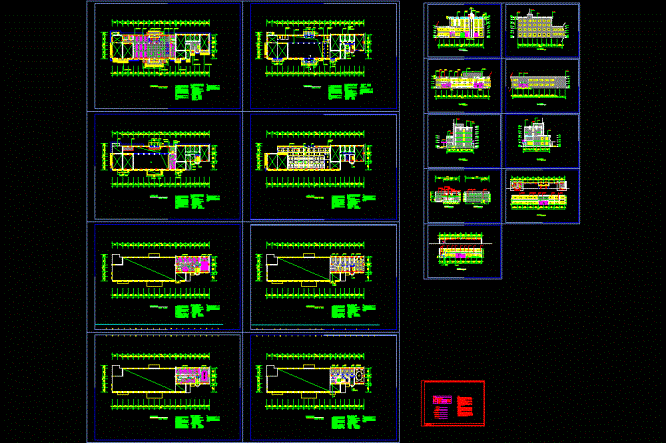 长途客运站投标方案CAD图纸.dwg