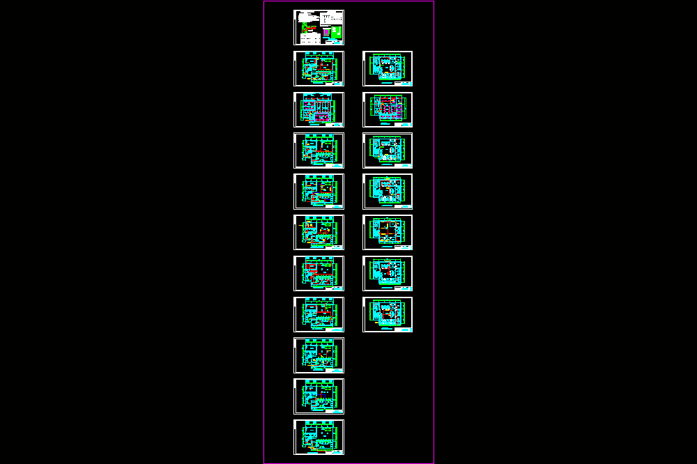 某银行网点电气图CAD图纸.dwg