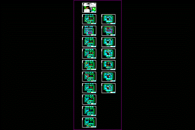 某银行网点电气图CAD图纸.dwg