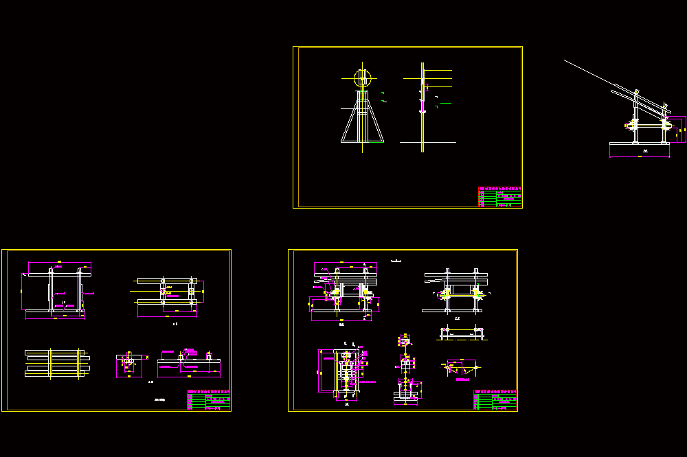 止水铜皮压型机CAD图纸.dwg
