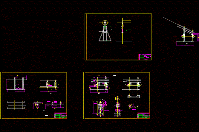 止水铜皮压型机CAD图纸.dwg