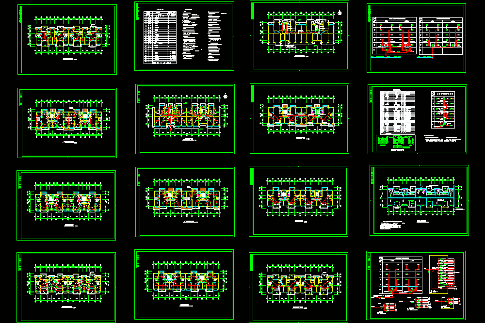 住宅电气全套CAD图纸.dwg