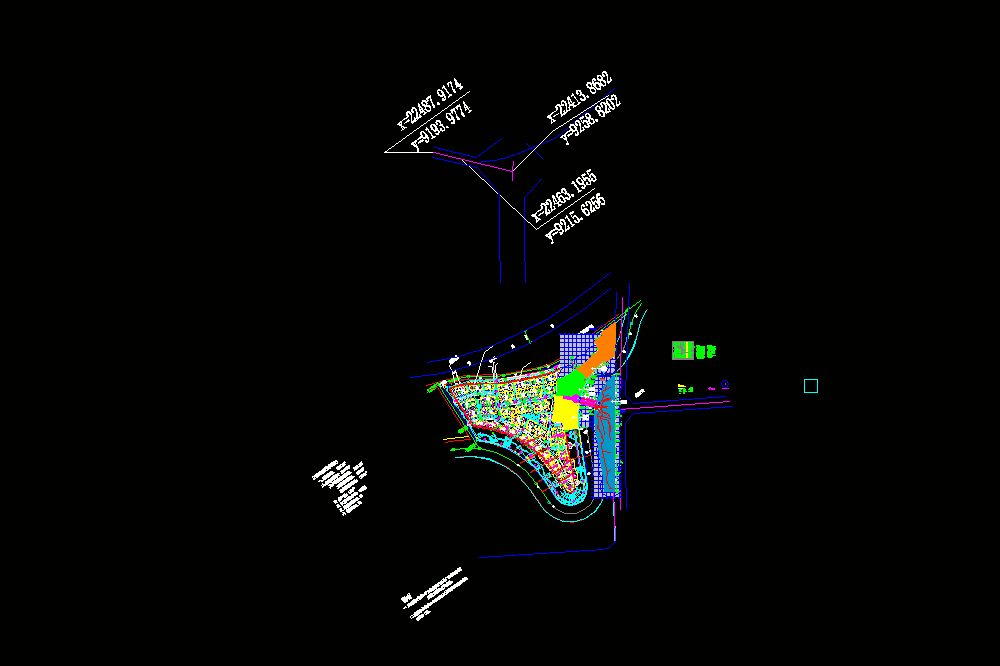 住宅小区景观电气图CAD图纸.dwg