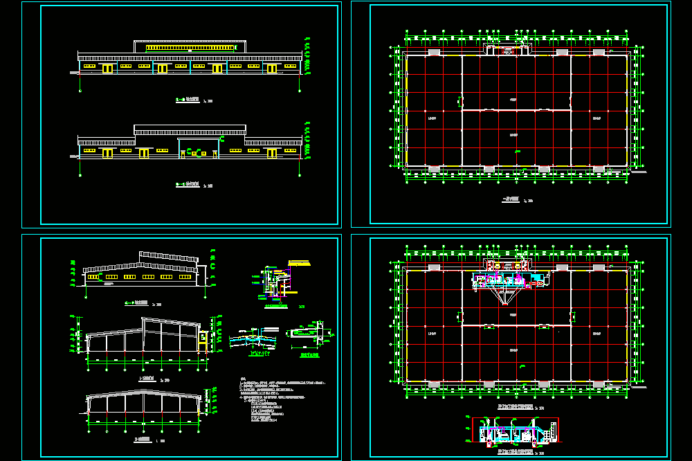 综合加工库施工图CAD图纸.dwg