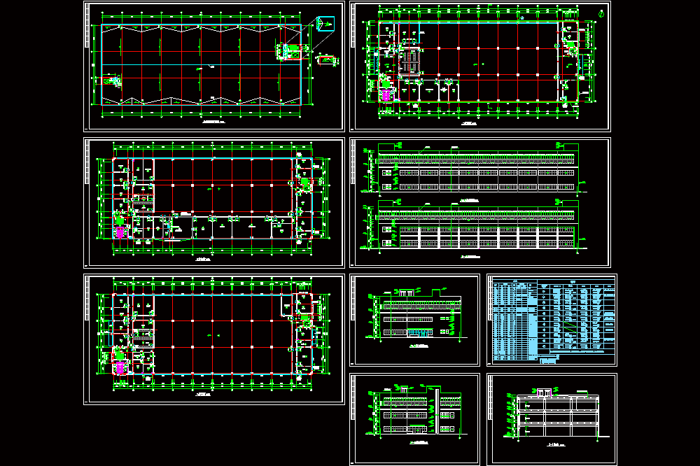 装配车间建筑扩初图CAD图纸.dwg