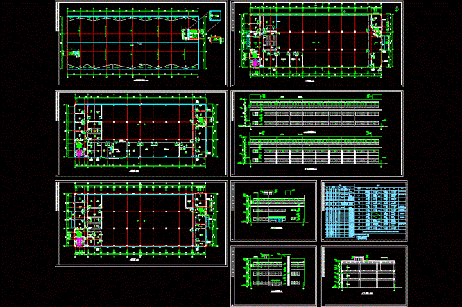 装配车间建筑扩初图CAD图纸.dwg