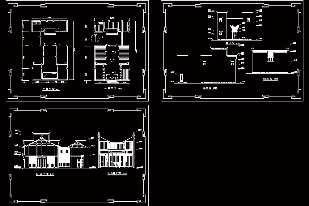 培德堂古建全图CAD图纸.dwg