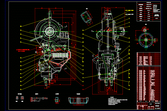 暖风机主机总图CAD图纸.dwg