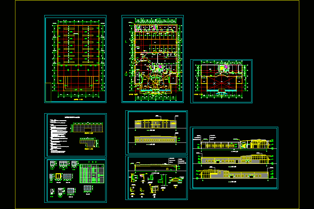 汽车销售中心CAD图纸.dwg