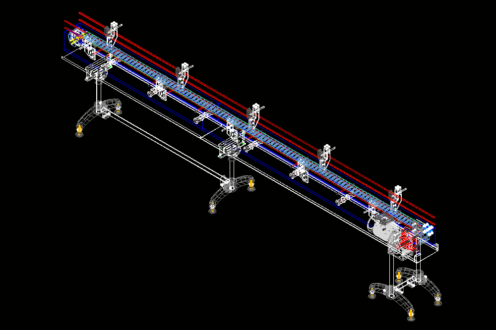 平板输送机3D模型_SolidWorks设计.zip