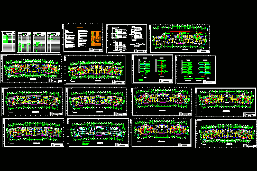 普通住宅电气图CAD图纸.dwg