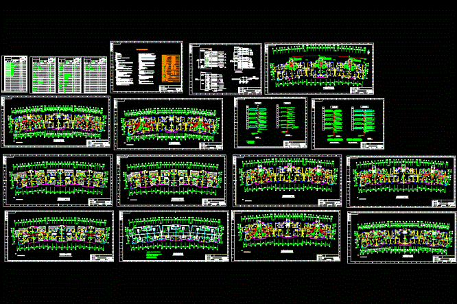 普通住宅电气图CAD图纸.dwg