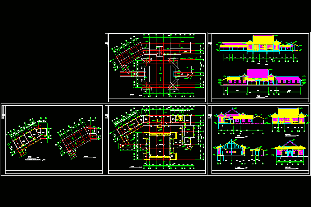 生态园垂钓休息区CAD图纸.dwg